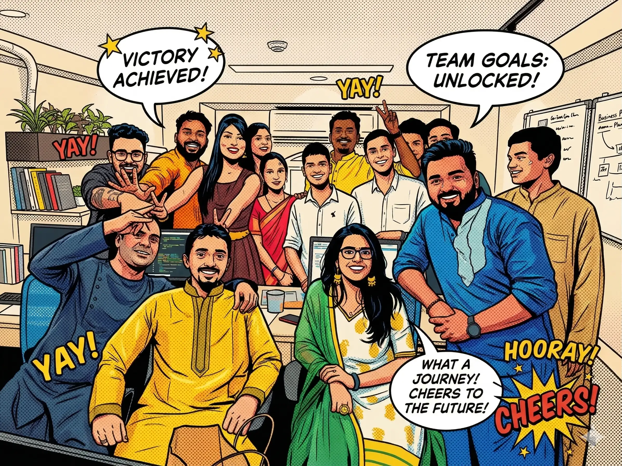 The Aetherank team illustration
